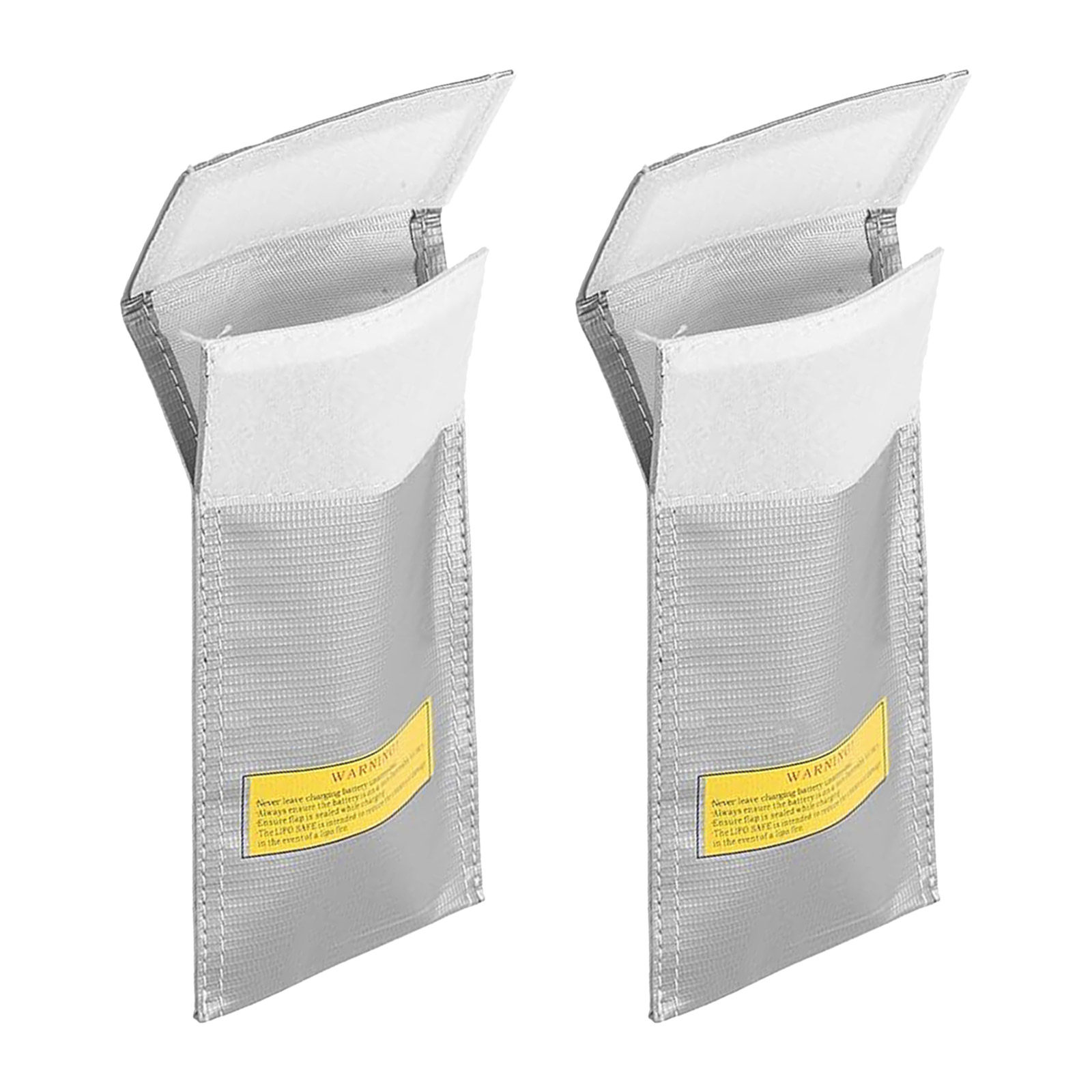 Drone Battery Bag - 2 ชิ้น กระเป๋าเก็บแบตเตอรี่ Lipo ปลอดภัย ทนไฟ