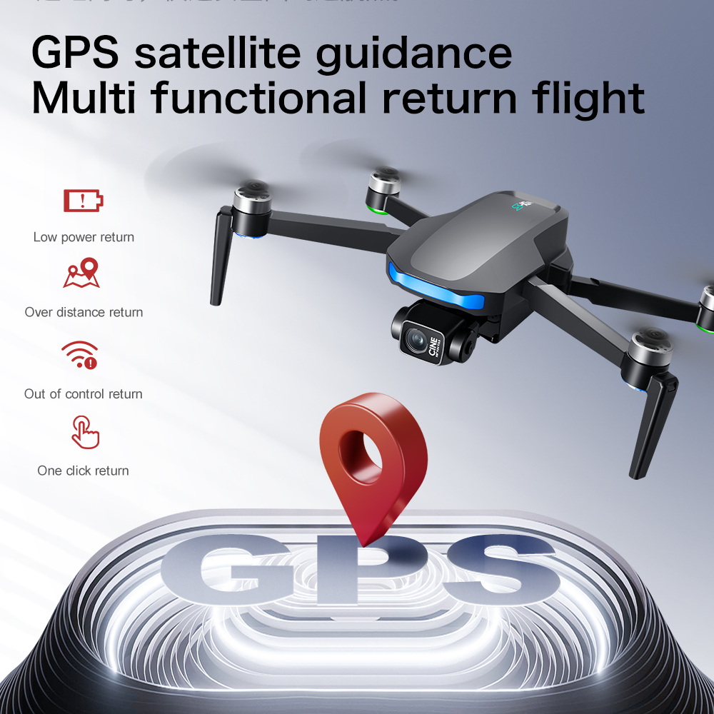 โดรน GPS S-X1 Pro 4K พร้อมแกนก - Jjrc Drone X12 บทวิจารณ์และราคา